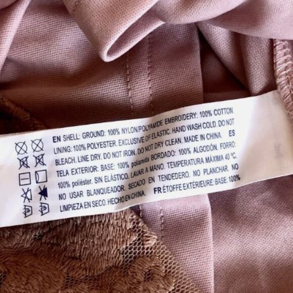 orever 21 Off-Shoulder Lace Embroidered Tunic Dress Boho Peasant M - Picture 4 of 4